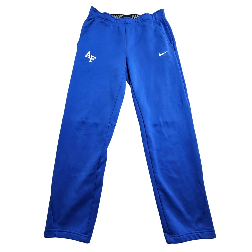 Nike Air Force Academy Sweatpants Mens Medium‎ Blue Therma-FIT Athletic Pants